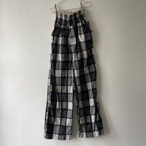 Ace & Jig Wide-Leg High-Waist Pants | GUC ; small white paint drip on left knee